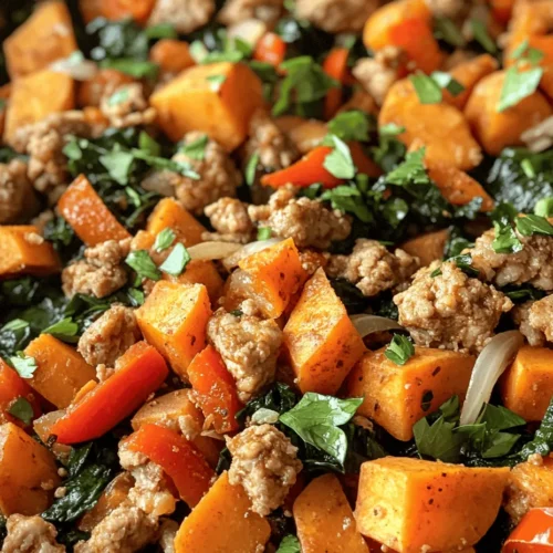 If you're looking for a hearty, nutritious meal that's quick to prepare, look no further than the Ground Turkey Sweet Potato Skillet. This dish perfectly balances flavor and health, combining lean ground turkey with the natural sweetness of sweet potatoes. Not only does it cater to a variety of dietary preferences, but it also appeals to those who lead busy lives and need a wholesome dinner option in under 30 minutes.