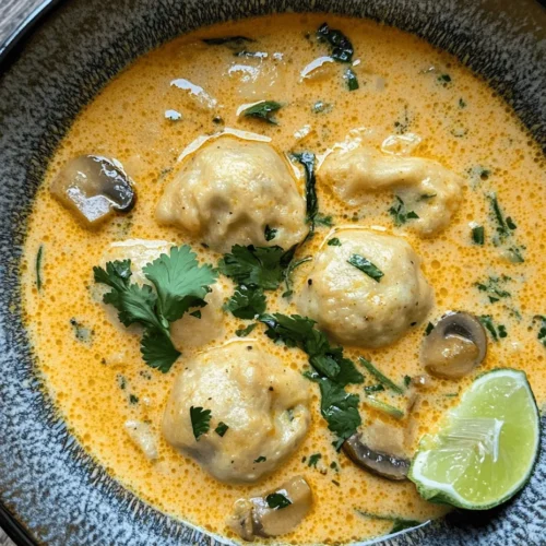 In the world of comfort food, few dishes can rival the heartwarming blend of flavors and textures found in a bowl of curry dumpling soup. This remarkable recipe marries the comforting nature of dumplings with the exotic allure of curry spices, all enveloped in a rich and creamy coconut broth. The result is not just a meal, but a soul-soothing experience perfect for cozy dinners or gatherings with friends and family.