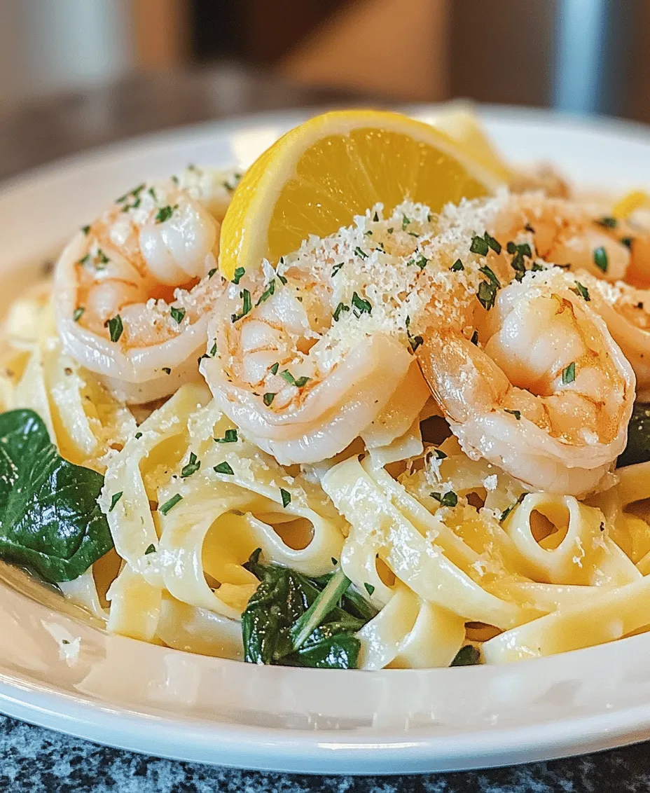 Delve into the refreshing world of seafood with our Zesty Lemon Garlic Shrimp Pasta. This delightful dish combines the succulent taste of shrimp with the bright, zingy flavors of lemon and garlic, creating a culinary experience that is both satisfying and invigorating. Perfect for a weeknight dinner or a special occasion, this recipe is not only quick to prepare but also packed with nutrients courtesy of fresh spinach and garlic. The marriage of flavors in this dish highlights the essence of Mediterranean cuisine, where fresh ingredients shine through.