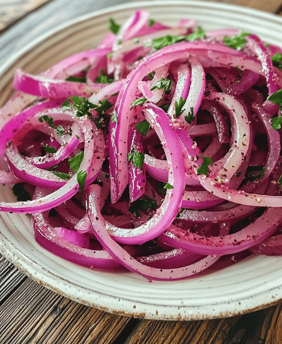 To truly appreciate the deliciousness of Tangy Sumac Onions, it’s essential to delve into the individual ingredients that make up this flavorful recipe. Each component contributes not only to the taste but also to the nutritional value of the dish.