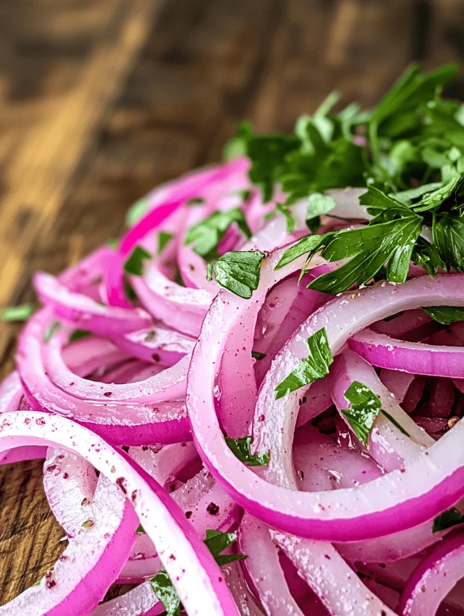 To truly appreciate the deliciousness of Tangy Sumac Onions, it’s essential to delve into the individual ingredients that make up this flavorful recipe. Each component contributes not only to the taste but also to the nutritional value of the dish.