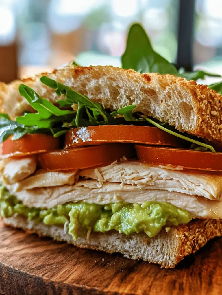 The Chicken Avocado Melt Sandwich is a deliciously satisfying meal that perfectly balances flavors and nutrition. This delightful sandwich blends tender, juicy chicken with creamy avocado, all melted together with cheese on your choice of bread. With the trend towards healthier eating, a sandwich like this offers a wholesome option that doesn't compromise on taste. The creamy richness of avocado, paired with the savory notes of chicken and the stringy goodness of melted cheese, creates a mouthwatering experience that appeals to both casual diners and health-conscious food lovers alike.