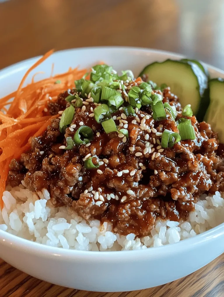 The K-Pop Beef Bowl is not just a dish; it’s a vibrant representation of the rich culinary landscape of Korea, intertwined with the global phenomenon of K-Pop culture. This delightful meal encapsulates the essence of quick, satisfying comfort food that resonates with busy individuals and families alike. Originating from the bustling streets of South Korea, the K-Pop Beef Bowl is an ideal solution for those who crave a delicious and hearty meal without spending hours in the kitchen.