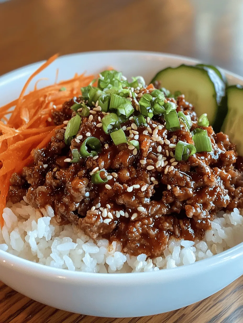 The K-Pop Beef Bowl is not just a dish; it’s a vibrant representation of the rich culinary landscape of Korea, intertwined with the global phenomenon of K-Pop culture. This delightful meal encapsulates the essence of quick, satisfying comfort food that resonates with busy individuals and families alike. Originating from the bustling streets of South Korea, the K-Pop Beef Bowl is an ideal solution for those who crave a delicious and hearty meal without spending hours in the kitchen.