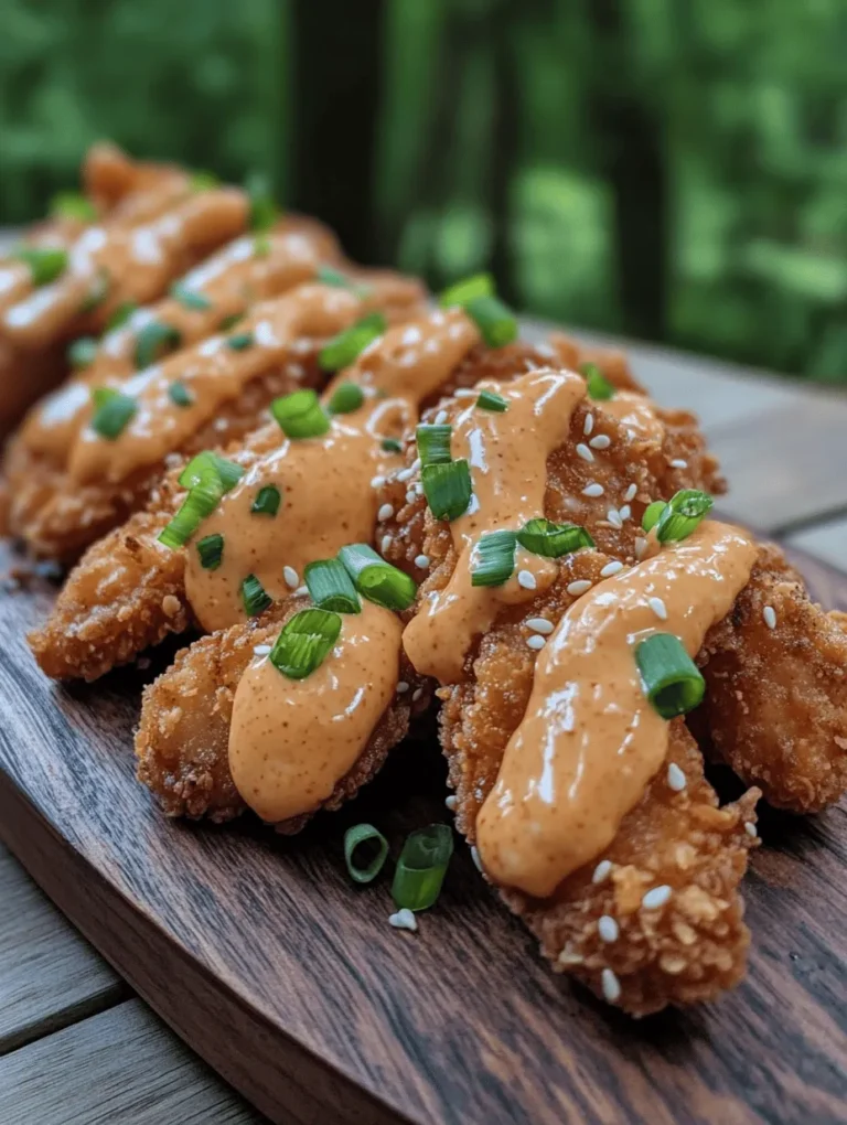 Bang Bang Chicken has become a beloved dish that brings a delightful balance of flavors and textures to the dining table. Originating from Asian cuisine, this dish is characterized by its crispy fried chicken paired with a spicy and creamy sauce that tantalizes the taste buds. Its rise in popularity can be attributed to the growing love for fusion dishes that combine traditional recipes with modern culinary techniques, making it a favorite in both restaurants and home kitchens.