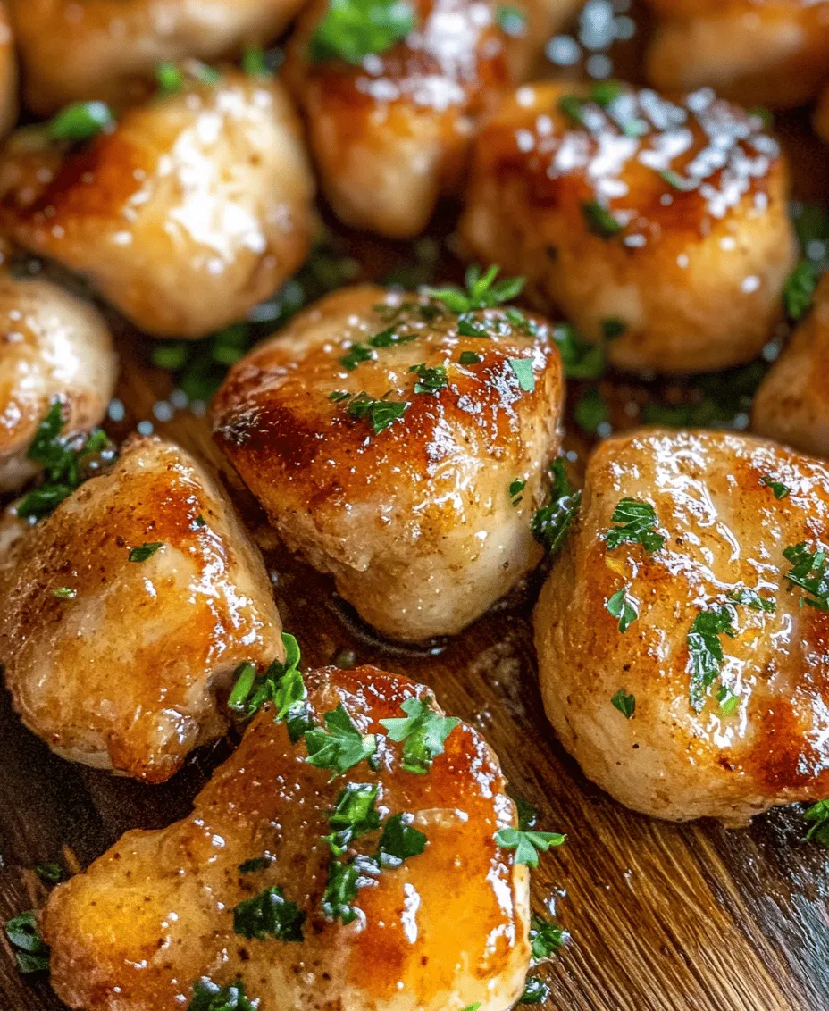 When it comes to quick and delicious meals, Garlic Butter Chicken Bites stand out as a quintessential choice that caters to both the busy weeknight cook and the meticulous entertainer. This dish encapsulates everything that makes home cooking enjoyable: it’s simple, it’s quick, and it’s packed with flavor. Whether you’re planning a casual family dinner or preparing for a more formal gathering, these chicken bites promise to impress with their rich taste and satisfying texture.