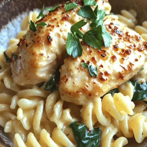 If you’re searching for a comforting dish that envelops you in warmth and flavor, look no further than Creamy Garlic Butter Chicken & Rotini in Parmesan Sauce. This delightful recipe features tender chicken paired with hearty rotini pasta, all enveloped in a luscious garlic butter sauce enriched with creamy Parmesan cheese. Not only does this dish promise to please the palate, but it also serves as a perfect centerpiece for family dinners, weeknight meals, or even an intimate gathering with friends.