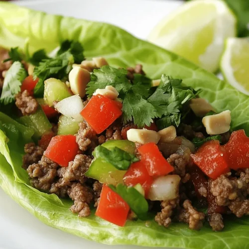 Asian-Style Ground Beef Lettuce Wraps are a delightful and healthy dish that brings a burst of flavor and texture to your table. These wraps are not only easy to prepare but also versatile, making them a perfect choice for weeknight dinners, casual gatherings, or even meal prep. This article delves into the intricacies of crafting these delicious wraps, from understanding the ingredients to mastering the cooking techniques. By the end, you will be equipped with everything you need to create a restaurant-quality dish in the comfort of your home.