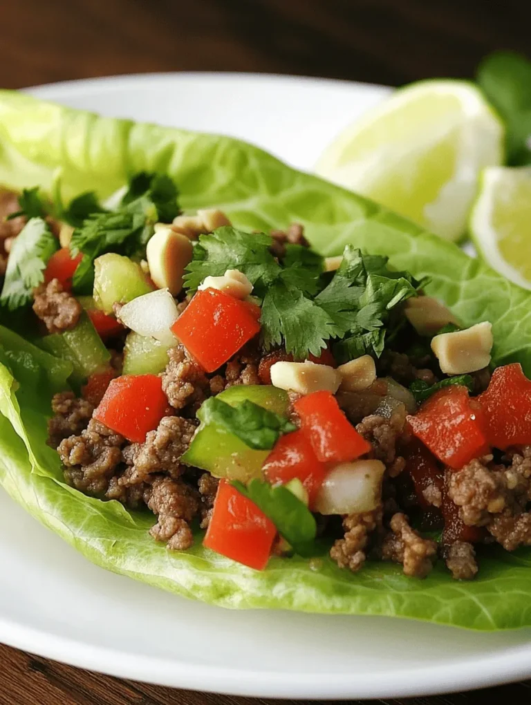 Asian-Style Ground Beef Lettuce Wraps are a delightful and healthy dish that brings a burst of flavor and texture to your table. These wraps are not only easy to prepare but also versatile, making them a perfect choice for weeknight dinners, casual gatherings, or even meal prep. This article delves into the intricacies of crafting these delicious wraps, from understanding the ingredients to mastering the cooking techniques. By the end, you will be equipped with everything you need to create a restaurant-quality dish in the comfort of your home.