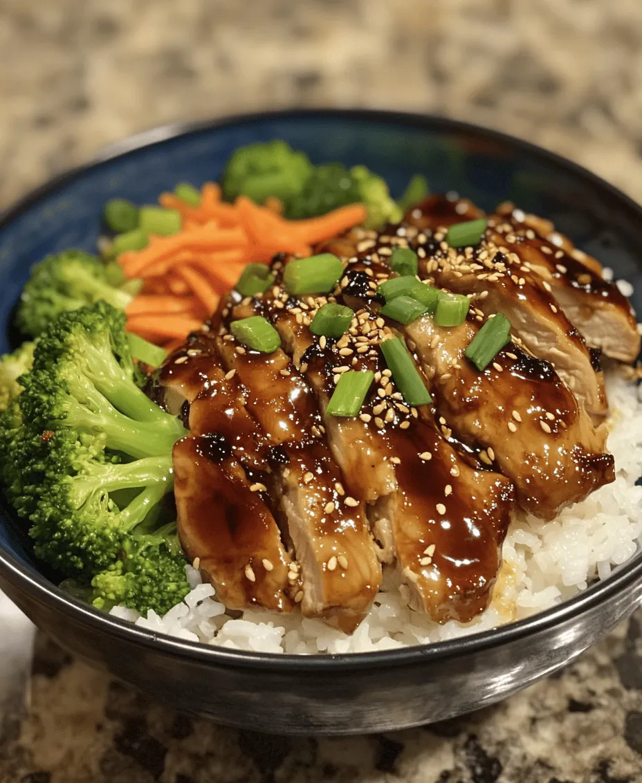 The Teriyaki Chicken Rice Bowl is a beloved staple in Japanese cuisine, celebrated for its delightful combination of savory, sweet, and umami flavors. This dish features tender chicken glazed in a rich teriyaki sauce, served over a bed of fluffy rice, and often accompanied by colorful vegetables. Its popularity has spread far beyond Japan, making it a favorite choice for home cooks and restaurant diners alike.