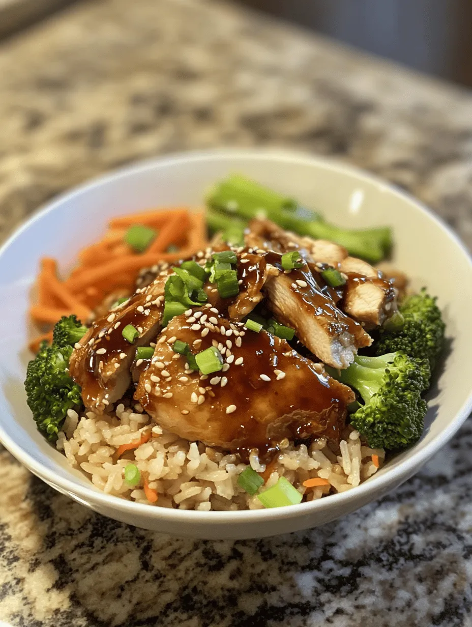 The Teriyaki Chicken Rice Bowl is a beloved staple in Japanese cuisine, celebrated for its delightful combination of savory, sweet, and umami flavors. This dish features tender chicken glazed in a rich teriyaki sauce, served over a bed of fluffy rice, and often accompanied by colorful vegetables. Its popularity has spread far beyond Japan, making it a favorite choice for home cooks and restaurant diners alike.