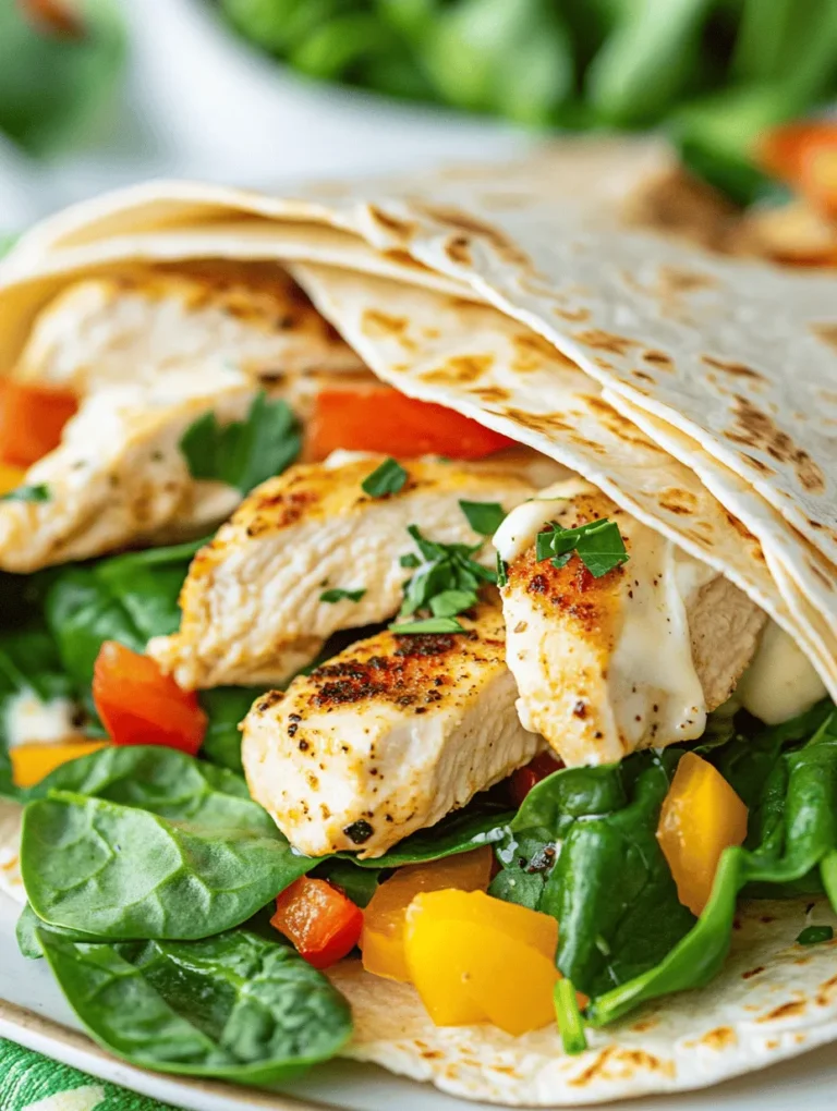 If you're seeking a comforting yet satisfying meal that combines rich flavors and easy preparation, look no further than Cheesy Garlic Chicken Wraps. This dish has gained popularity for its mouthwatering combination of cheesy goodness and savory garlic, making it a beloved favorite in households and restaurants alike. Each bite bursts with flavor, thanks to the harmonious blend of tender chicken, creamy cheeses, and aromatic spices.