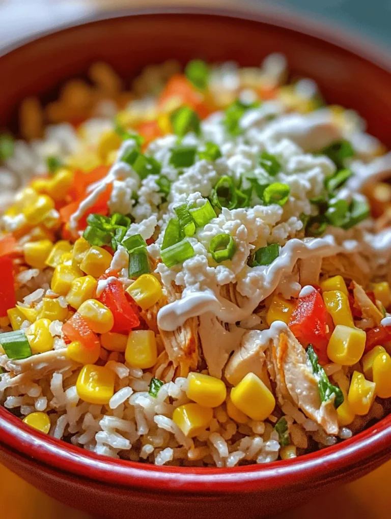 To create the Easy Street Corn Chicken Rice Bowl, it’s essential to understand the key components that come together to make this dish not only delicious but also visually appealing. Let’s explore the ingredients in detail.