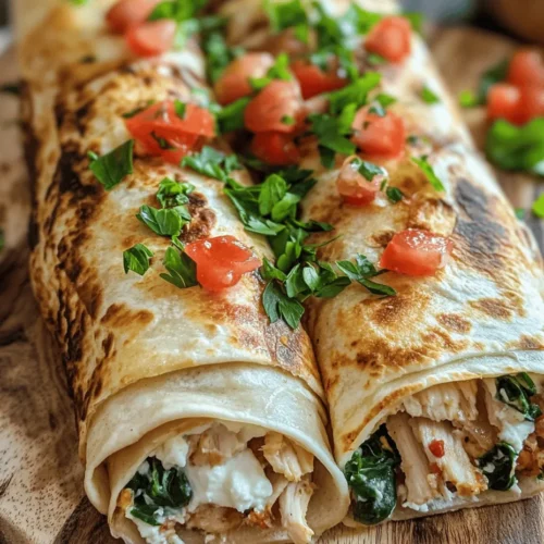 To create mouthwatering Cheesy Garlic Chicken Wraps, it’s essential to understand the key ingredients that come together to form this delightful meal. Each component plays a significant role, contributing to the overall flavor and nutrition of the dish.