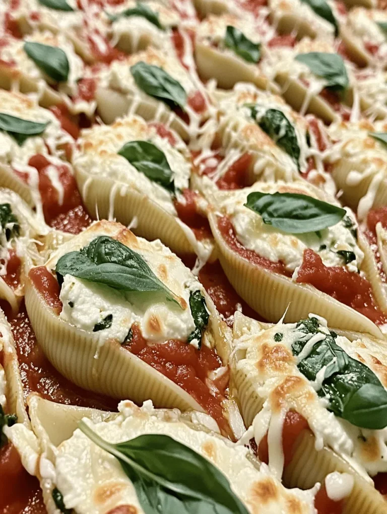 To create the perfect Spinach and Ricotta Stuffed Shells, it's essential to understand the main components of the recipe. Each ingredient plays a critical role in developing the flavors and textures that make this dish so beloved.