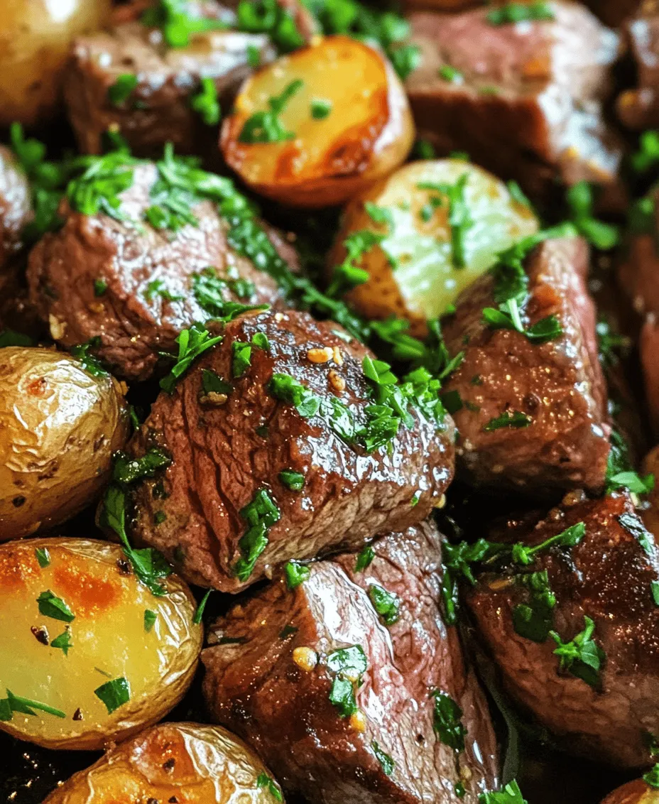 The magic of Garlic Butter Steak Bites and Potatoes lies in its core ingredients. Each component plays a crucial role in creating the dish’s delightful flavor profile and texture.