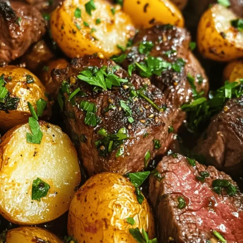The magic of Garlic Butter Steak Bites and Potatoes lies in its core ingredients. Each component plays a crucial role in creating the dish’s delightful flavor profile and texture.
