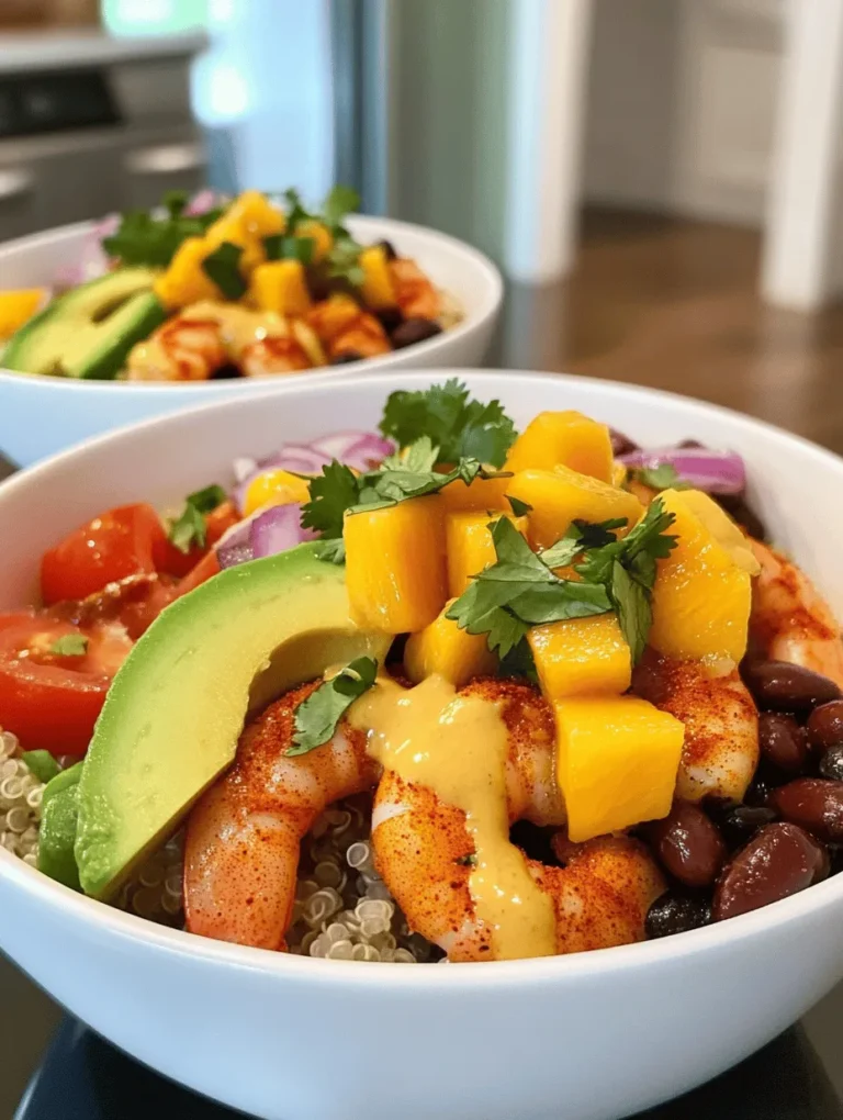 In recent years, the culinary landscape has seen a remarkable shift towards vibrant, nutrient-packed bowls that not only satisfy hunger but also provide a feast for the eyes. Among these trending dishes, the Shrimp and Avocado Bowl with Mango Salsa and Lime-Chili Sauce emerges as a true star, captivating the hearts and taste buds of food enthusiasts everywhere. This delightful recipe combines succulent shrimp, creamy avocado, and a refreshing mango salsa, all drizzled with a zesty lime-chili sauce, creating a harmonious blend of flavors and textures.