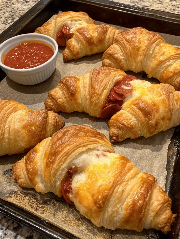 If you're looking for a delightful, quick, and satisfying snack or appetizer, look no further than Mozzarella Pepperoni Croissant Rolls. This recipe combines the flaky, buttery goodness of French croissants with the savory, rich flavors of Italian pizza, creating a mouthwatering fusion that is sure to please any palate. Whether you're hosting a game night, a casual gathering, or just want a tasty treat for yourself, these croissant rolls are the perfect choice.