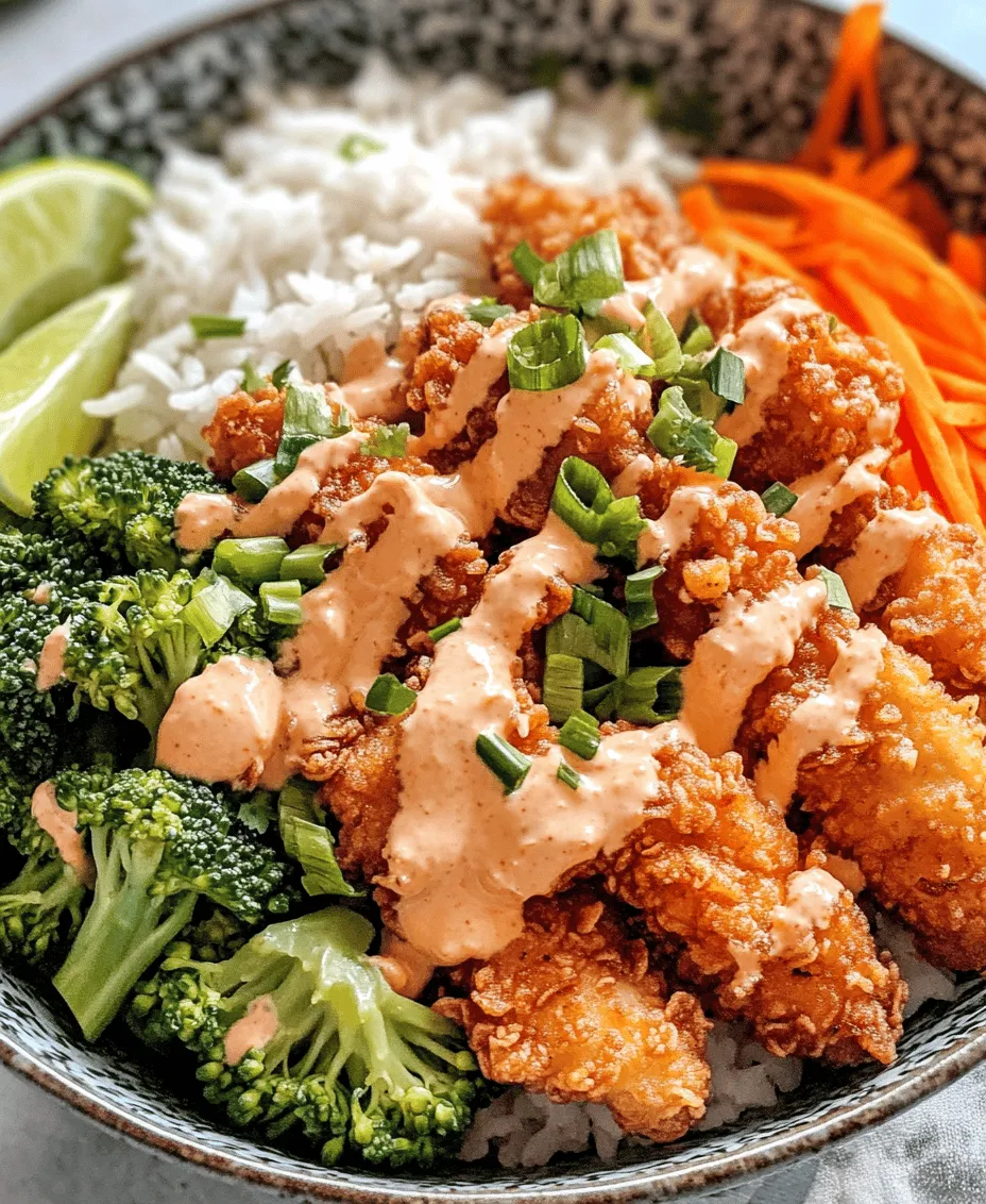 The Bang Bang Chicken Bowl has taken the culinary world by storm, emerging as a favorite for those seeking a delightful blend of flavors and textures in a single dish. This vibrant bowl is not only a feast for the eyes but also a satisfying meal that combines crispy chicken with a creamy, spicy sauce. Its appeal lies in the perfect harmony of savory, spicy, and fresh elements, making it a perfect choice for both weeknight dinners and gatherings with friends and family.