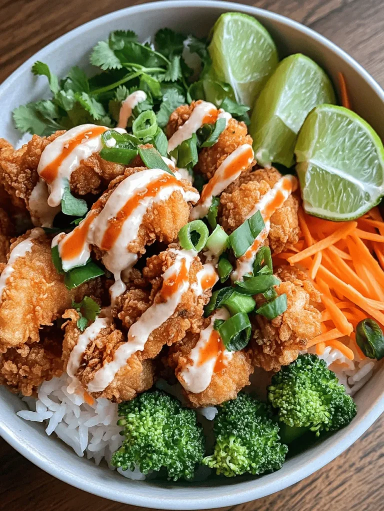 The Bang Bang Chicken Bowl has taken the culinary world by storm, emerging as a favorite for those seeking a delightful blend of flavors and textures in a single dish. This vibrant bowl is not only a feast for the eyes but also a satisfying meal that combines crispy chicken with a creamy, spicy sauce. Its appeal lies in the perfect harmony of savory, spicy, and fresh elements, making it a perfect choice for both weeknight dinners and gatherings with friends and family.