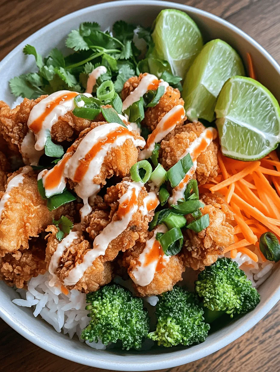 The Bang Bang Chicken Bowl has taken the culinary world by storm, emerging as a favorite for those seeking a delightful blend of flavors and textures in a single dish. This vibrant bowl is not only a feast for the eyes but also a satisfying meal that combines crispy chicken with a creamy, spicy sauce. Its appeal lies in the perfect harmony of savory, spicy, and fresh elements, making it a perfect choice for both weeknight dinners and gatherings with friends and family.
