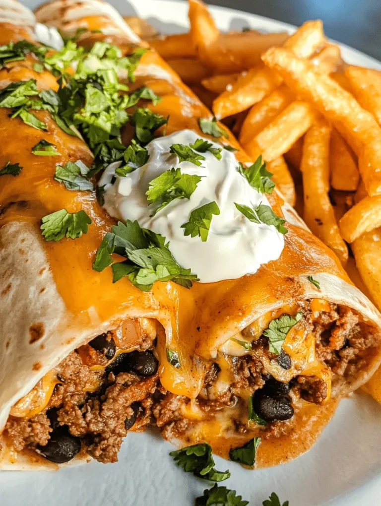 Burritos hold a special place in the hearts of many, especially within the rich tapestry of Mexican cuisine. They embody a culinary tradition that emphasizes fresh ingredients, bold flavors, and communal dining. In Mexico, burritos are often filled with a variety of ingredients, from beans and rice to meats and vegetables, showcasing the country’s diverse agricultural bounty. The cheesy beef burrito, with its hearty filling and melty cheese, has gained popularity for its ability to please a crowd.