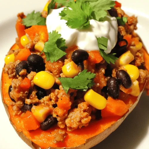 If you're on the lookout for a wholesome meal that hits all the right notes for taste, nutrition, and versatility, look no further than the High Protein Ground Turkey Stuffed Sweet Potato. This dish combines the earthy sweetness of baked sweet potatoes with savory, seasoned ground turkey, creating a filling meal that's perfect for any occasion. Whether you're prepping for a busy week ahead or hosting a family dinner, this recipe is bound to impress while keeping your health goals on track.