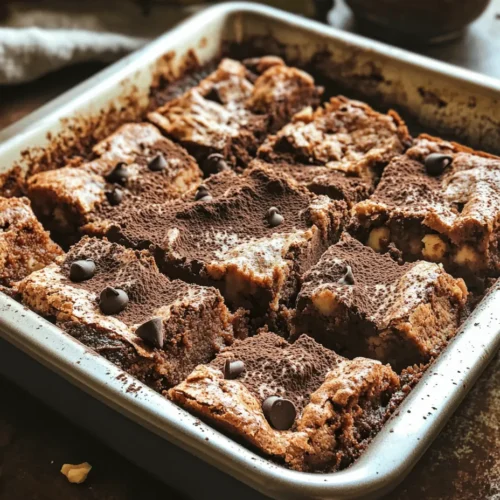 The allure of Banana Bread Brownies lies in their unique texture and flavor profile. Imagine biting into a moist brownie that has the soft, tender crumb of banana bread, enhanced by the rich, chocolatey taste that brownies are known for. The fusion creates a dessert that is not only delicious but also comforting, invoking memories of baking with loved ones or enjoying a warm slice on a cozy afternoon.