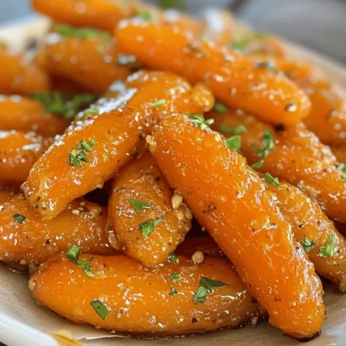 Welcome to the world of culinary delights with our Honey Garlic Butter Roasted Carrots! This recipe combines the natural sweetness of carrots with the rich flavors of honey and garlic, creating a side dish that is both simple and sophisticated. Perfectly roasted, these carrots become tender and caramelized, making them an ideal accompaniment for various meals, from holiday feasts to weeknight dinners.