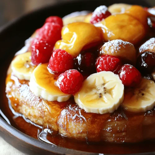 If you’re on the hunt for a breakfast that combines delightful flavors with a touch of tropical sweetness, look no further than Hawaiian Roll French Toast Delight. This innovative twist on the classic French toast elevates your morning routine with the unique taste and texture of Hawaiian sweet rolls. Imagine fluffy, golden-brown slices infused with the warmth of cinnamon and vanilla, served with a drizzle of maple syrup and a burst of fresh fruit. It’s not just a meal; it’s an experience.