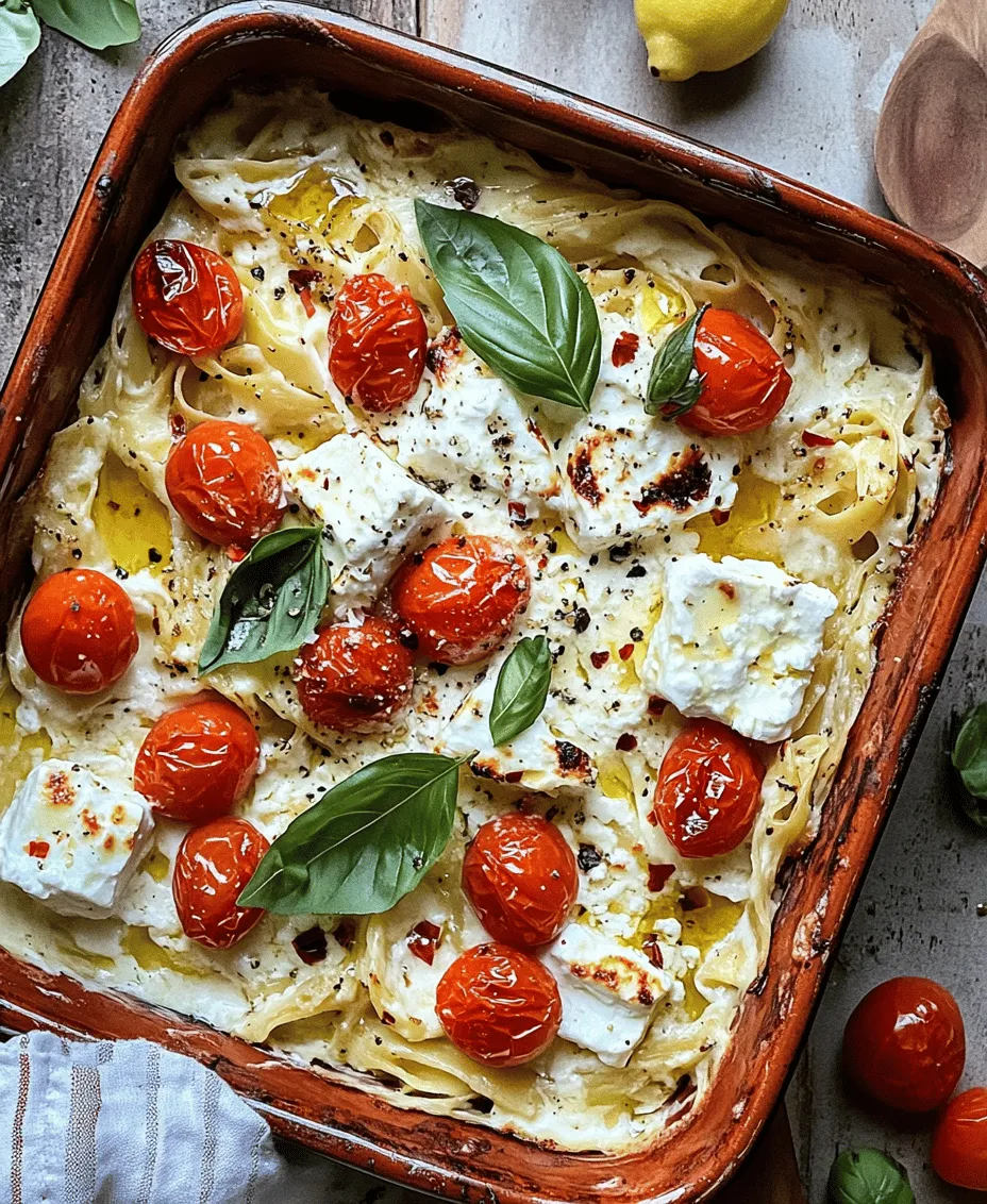Feta Fiesta Pasta is more than just a meal; it’s an experience. The creamy feta melts into the pasta, creating a rich sauce that clings to each piece, while the roasted cherry tomatoes add a burst of sweetness and acidity. This dish is not just visually stunning but also incredibly easy to make, making it an ideal choice for both novice cooks and seasoned chefs. The combination of flavors and textures makes it a standout option for gatherings, where it can serve as a main course or a side dish.