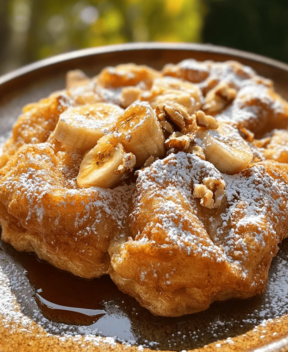Banana fritters are a delightful treat that can be enjoyed at any time of day, whether as a sweet breakfast, a satisfying dessert, or a simple snack. These golden-brown morsels of goodness are crispy on the outside, soft on the inside, and bursting with the natural sweetness of ripe bananas. The unique flavors and textures of banana fritters make them a favorite among food lovers of all ages. Not only do they satisfy sweet cravings, but they also provide a comforting familiarity that evokes memories of home-cooked meals.