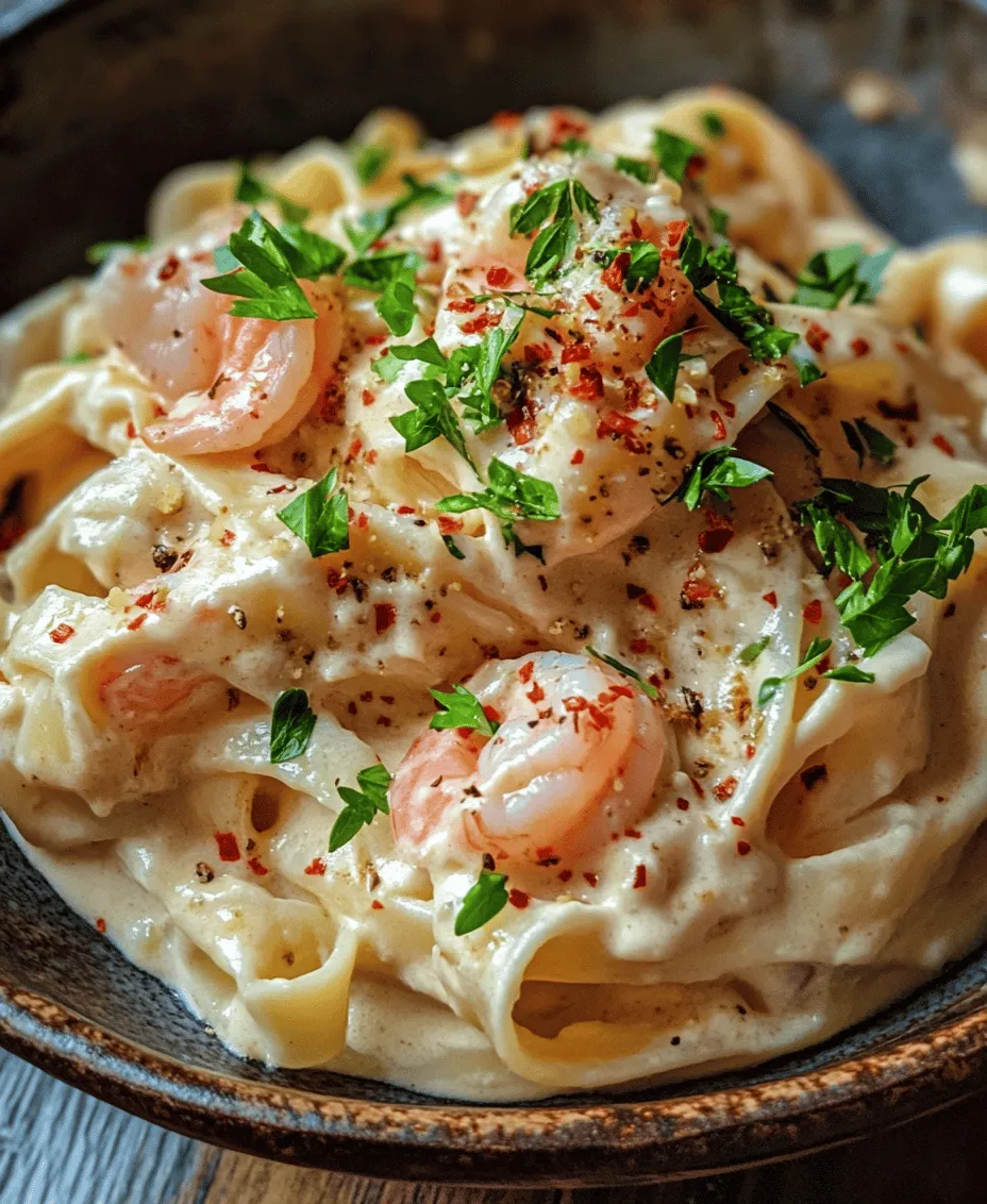 Creamy Garlic Shrimp Pasta is a dish that tantalizes the taste buds and warms the heart. It’s the perfect combination of succulent shrimp, aromatic garlic, and rich cream, all enveloped in your pasta of choice. This dish offers a delightful experience that brings together the essence of comfort food and a touch of gourmet flair. Whether you’re planning a casual dinner with friends or a special occasion, this creamy pasta recipe is sure to impress.