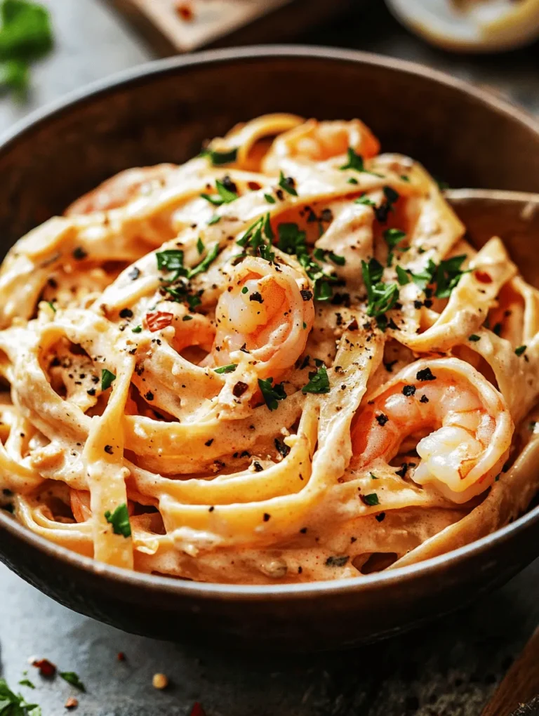 Creamy Garlic Shrimp Pasta is a dish that tantalizes the taste buds and warms the heart. It’s the perfect combination of succulent shrimp, aromatic garlic, and rich cream, all enveloped in your pasta of choice. This dish offers a delightful experience that brings together the essence of comfort food and a touch of gourmet flair. Whether you’re planning a casual dinner with friends or a special occasion, this creamy pasta recipe is sure to impress.