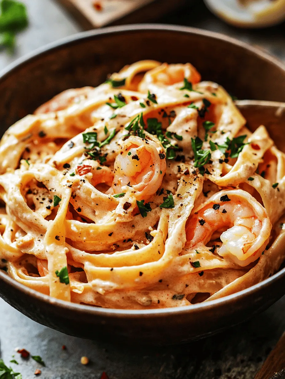 Creamy Garlic Shrimp Pasta is a dish that tantalizes the taste buds and warms the heart. It’s the perfect combination of succulent shrimp, aromatic garlic, and rich cream, all enveloped in your pasta of choice. This dish offers a delightful experience that brings together the essence of comfort food and a touch of gourmet flair. Whether you’re planning a casual dinner with friends or a special occasion, this creamy pasta recipe is sure to impress.
