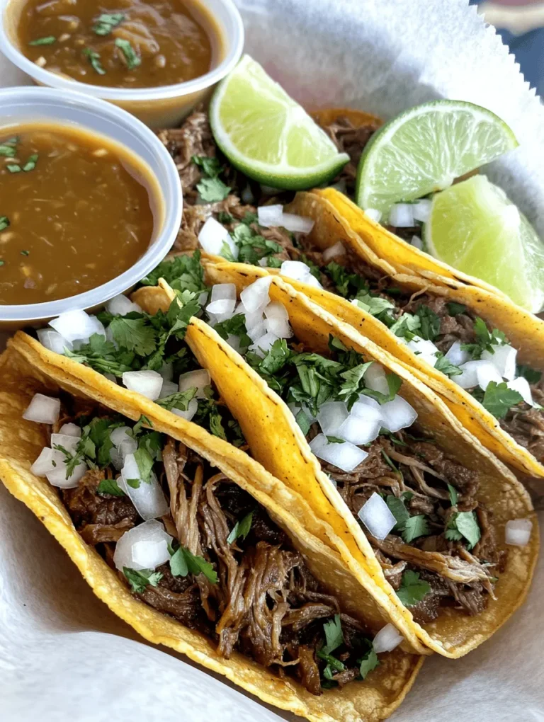 Explore the rich and flavorful world of Mexican cuisine with My Fave Birria Tacos. These mouthwatering tacos, filled with tender, spiced beef and accompanied by a savory dipping sauce, are sure to become a favorite in your household. This article delves into the history, ingredients, and step-by-step instructions for creating the perfect birria tacos while also providing contextual insights into their significance in Mexican culture. Whether you're a seasoned cook or a beginner, this recipe is designed to guide you through the process of making an authentic and delicious dish that will tantalize your taste buds and impress your family and friends.
