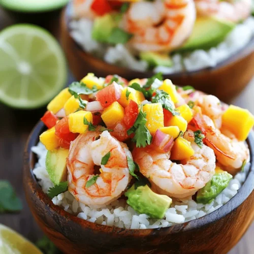 If you're looking for a meal that's both refreshing and satisfying, look no further than Shrimp and Avocado Bowls with Mango Salsa and Lime-Chili Sauce. This vibrant dish is a perfect harmony of flavors and textures, making it an ideal choice for a light meal or a quick weeknight dinner. The combination of succulent shrimp, creamy avocado, and zesty mango salsa comes together beautifully, creating a culinary experience that is as delightful to the palate as it is to the eyes.