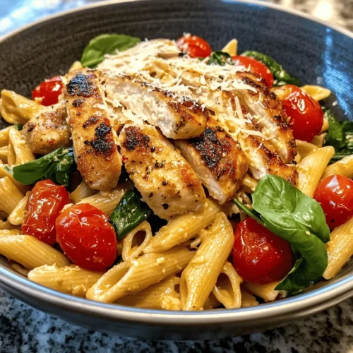 Italian cuisine is renowned for its rich flavors and use of fresh, high-quality ingredients. Among its many regional specialties, Tuscan cuisine stands out for its simplicity and emphasis on the natural tastes of its components. The heart of Tuscan cooking lies in its ability to create delicious dishes with minimal ingredients, allowing each flavor to shine through. One such dish that perfectly embodies these principles is the Tuscan Chicken Pasta Delight. This delightful recipe captures the essence of Tuscany, combining tender chicken, vibrant vegetables, and creamy sauce, all enveloped in perfectly cooked pasta.