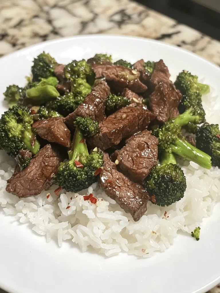 Cooking at home has never been more rewarding, especially when you can whip up a delicious and nutritious dish like Wok-Tossed Savory Beef & Broccoli Delight. This recipe combines tender beef flank steak with vibrant broccoli, creating a perfect balance of flavors and textures that are sure to impress your family and friends. If you’re looking for a quick yet fulfilling meal that captures the essence of Asian cuisine, this dish is your answer. In this blog post, we will explore the origins of this beloved dish, the health benefits of its ingredients, and provide a step-by-step guide to making it at home. Whether you’re an experienced chef or a novice in the kitchen, this recipe promises to be both satisfying and accessible.