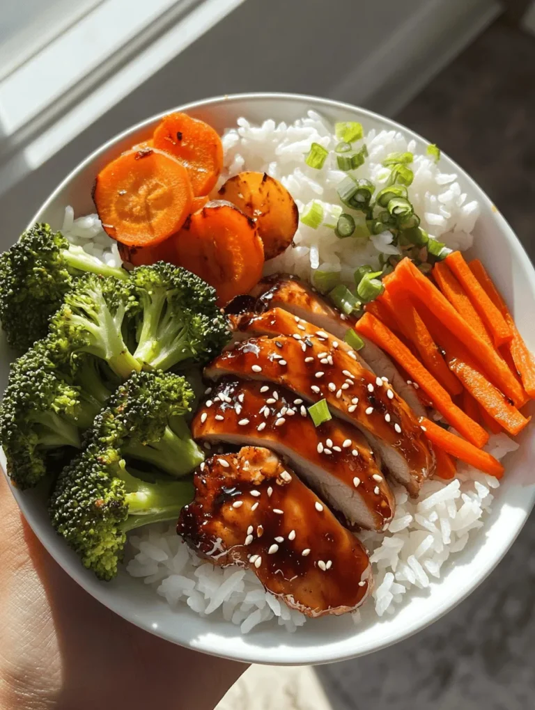 The Teriyaki Chicken Rice Bowl is a delightful culinary creation that combines tender chicken, vibrant vegetables, and a rich, savory sauce, all served over a bed of fluffy rice. This dish has gained immense popularity not only for its mouthwatering flavors but also for its versatility and ease of preparation. With roots deeply embedded in Japanese cuisine, teriyaki has transcended cultural boundaries, becoming a beloved staple in kitchens around the world. Whether enjoyed at a bustling restaurant or crafted at home, the Teriyaki Chicken Rice Bowl is a meal that appeals to food enthusiasts of all ages.