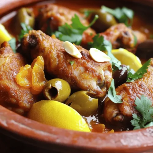 Moroccan cuisine is a vibrant tapestry of flavors, aromas, and colors that reflect the rich history and diverse cultures of the region. Among its many culinary treasures, tagine dishes hold a special place, celebrated for their ability to meld spices and ingredients into a harmonious symphony. The Zesty Chicken Tagine with Olives & Lemons is a prime example of this tradition, offering a delightful blend of savory and tangy notes that tantalize the palate.