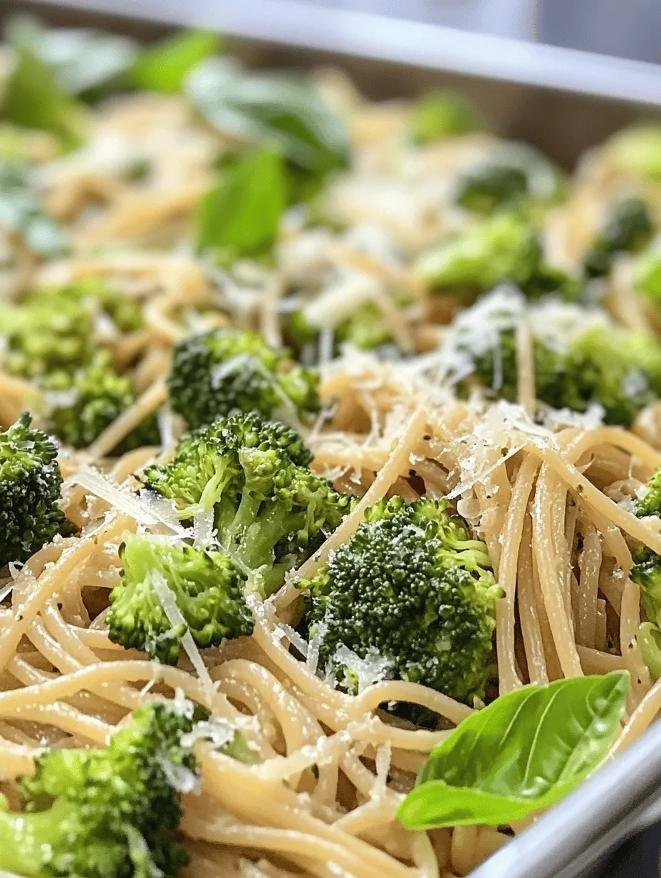 In recent years, there has been a noticeable shift in dining habits as more people seek out healthy and nutritious meal options. The rise of healthy pasta dishes is a testament to this trend, with many home cooks and food enthusiasts eager to find creative ways to incorporate wholesome ingredients into their favorite recipes. The Easy Healthy Broccoli Pasta stands out as a delightful combination of flavor and nutrition, making it an ideal choice for anyone looking to maintain a balanced diet without sacrificing taste.