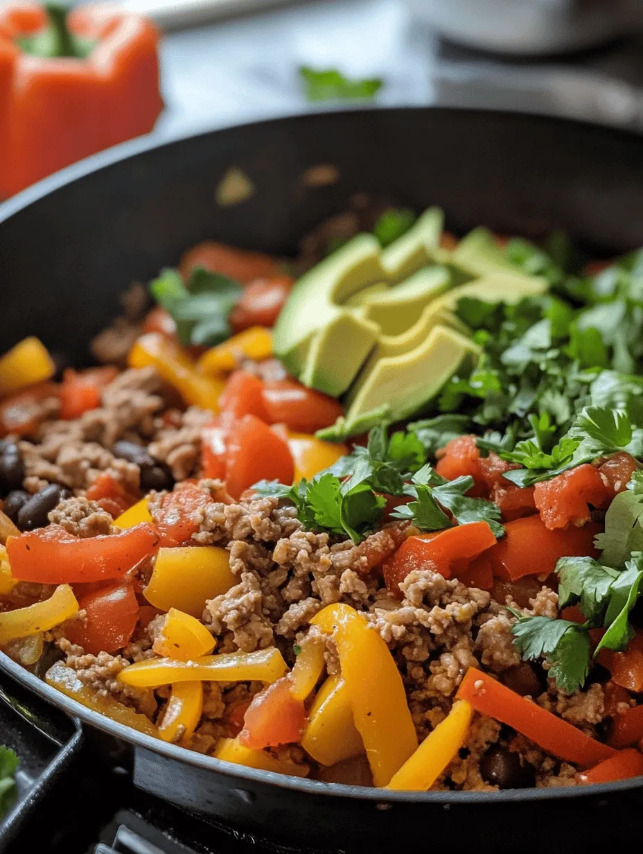 If you're on the lookout for a quick, healthy, and delicious meal option, look no further than Ground Turkey & Peppers Delight. This vibrant dish beautifully showcases the lean protein of ground turkey combined with the colorful crunch of bell peppers. Not only does this combination create a visually appealing plate, but it also delivers a punch of flavor that will tantalize your taste buds.