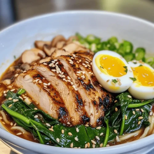 Ramen has earned its place as a beloved comfort food around the globe, transcending its humble origins in Japan to become a staple in countless homes and restaurants. With its steaming bowls of savory broth, tender noodles, and a variety of toppings, ramen offers a comforting embrace that warms both body and soul. But what if we told you there’s a way to take this classic dish and infuse it with an exhilarating twist? Enter the Fiery Chicken Ramen with Creamy Garlic Sauce—a dish that combines the boldness of heat with the richness of creaminess, creating an unforgettable flavor explosion.