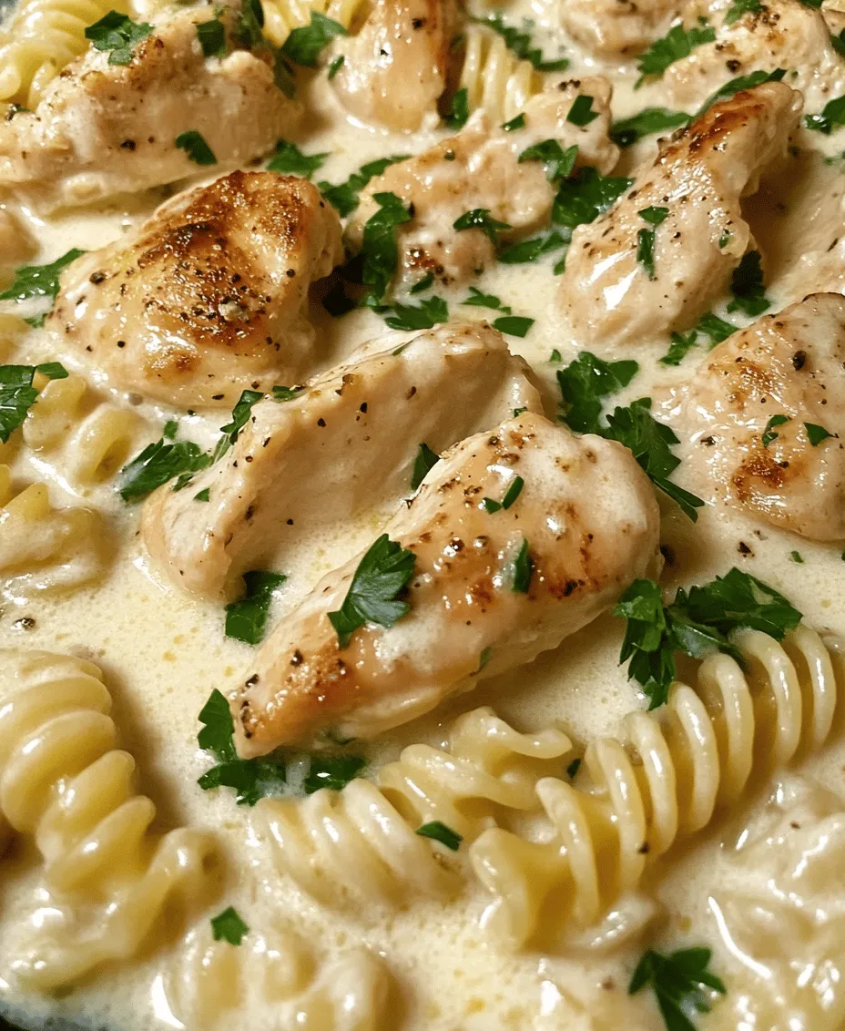 If you’re searching for a comfort food recipe that encapsulates the essence of home-cooked goodness, look no further than Creamy Garlic Butter Chicken & Rotini in Parmesan Sauce. This delightful dish combines tender, succulent chicken with perfectly cooked rotini pasta, all enveloped in a rich and flavorful cream sauce that boasts the robust flavors of garlic and butter. The blend of creamy, garlicky, and buttery notes creates a symphony of taste that is both satisfying and indulgent, making it a perfect choice for family dinners, special occasions, or even a cozy night in.