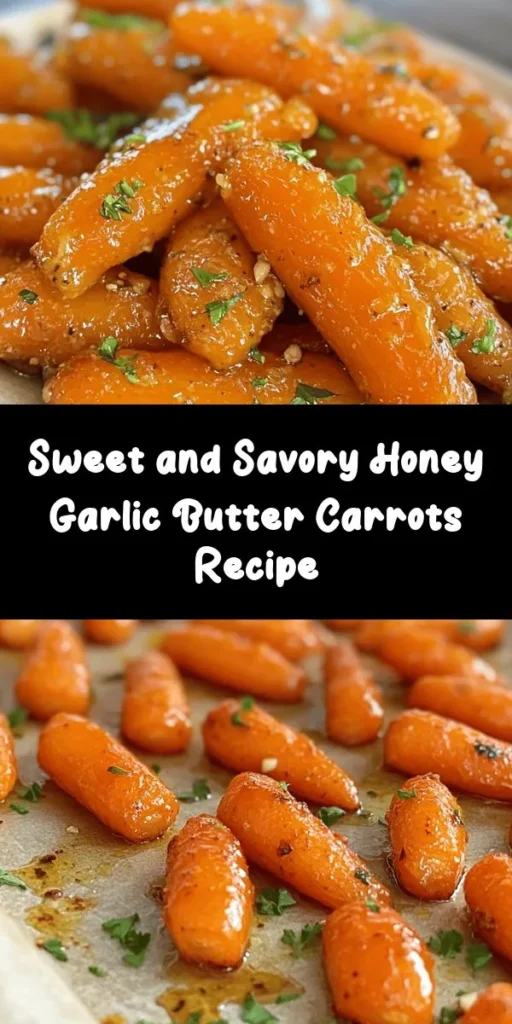 Transform your side dish with these mouthwatering Honey Garlic Butter Roasted Carrots! This easy recipe showcases sweet baby carrots roasted to perfection in a delightful buttery honey garlic sauce. With just a handful of ingredients like fresh thyme and garlic, you'll have a hassle-free, delicious addition to any meal. Perfectly caramelized and garnished with parsley, they are sure to impress. Prep and enjoy these flavorful carrots in just 40 minutes!