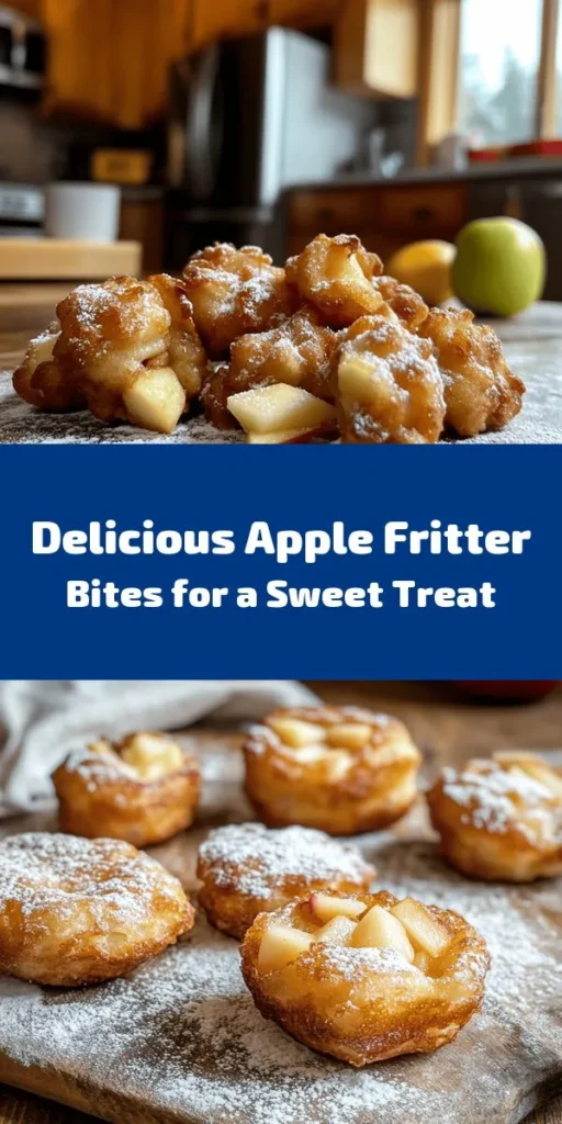 Indulge in the deliciousness of Apple Fritter Bites, a delightful treat that's perfect for any occasion! With juicy diced apples coated in a sweet, spiced batter and fried until golden brown, these bites are a heavenly combination of flavors and textures. Easy to make with simple ingredients, they’re perfect for sharing or enjoying all to yourself. Dust them with powdered sugar for an extra touch of sweetness and savor the warm goodness!