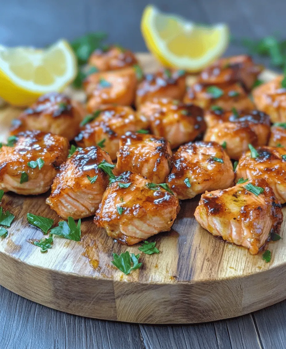 If you're searching for a delicious, easy-to-make dish that perfectly balances sweet, spicy, and savory flavors, look no further than Hot Honey Salmon Bites. This innovative recipe combines the rich taste of fresh salmon with the contrasting elements of honey's sweetness and the heat of Sriracha. The result is a delightful culinary adventure that tantalizes your taste buds while being simple enough for anyone to whip up.