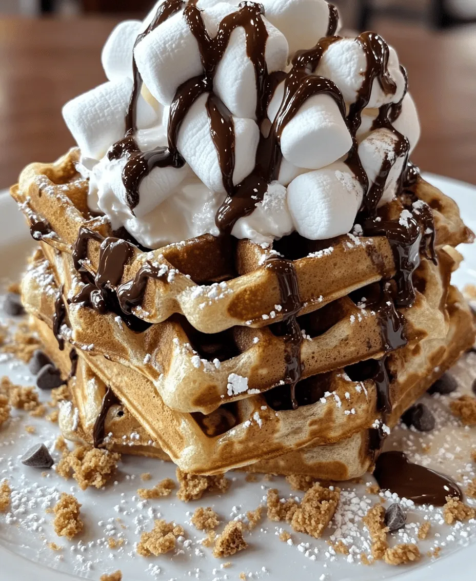 Indulging in a sweet breakfast treat is one of life's simple pleasures, and what better way to do it than with a delicious recipe for S’mores Waffles? This delightful twist combines the nostalgic flavors of classic s’mores—graham crackers, chocolate, and marshmallows—into fluffy, golden waffles that are perfect for any morning or brunch occasion. Imagine biting into a warm, crispy waffle, only to discover gooey chocolate and melted marshmallows hidden within. It’s a breakfast that feels like a camping trip treat but can be made right in your kitchen.